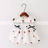 Wholesale Sweet Style Knitted Flower Pattern Baby Dress thumbnail-3
