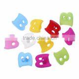 Custom Multicolor Alphabet/Letter "B" Shaped Resin Shank Buttons thumbnail-3