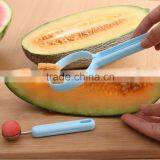2 In 1 Fruit Set Melon Scoop Baller Peeler+Spoon Random Plastic Fruit & Vegetable Watermelon Tomato Kitchen Cooking Tools KC1014 thumbnail-4