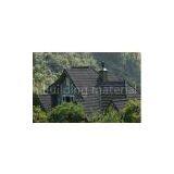 Lightweight Flat Type Shingle Aluminum Coating Stone Chip Coated Steel / Metal Building Roof Tiles thumbnail-1