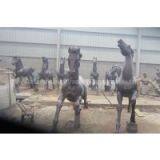 Large Modern Cast Bronze Horse Sculptures thumbnail-3