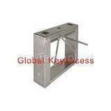 Customized Stainless Steel Vertical Tripod Turnstile Gate For Station , Office , Factory Entry Syste