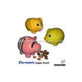 Piggy Bank,Ceramic Saving Box,Porcelain Coin Box thumbnail-1