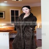 Promotional gifts super soft cheap adults coral fleece bathrobe