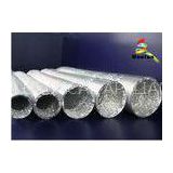 Silver 5 Fire Rated Flexible Duct Aluminum For Air Conditioning System