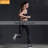 Custom Hot Fashion Black High Waistband Basic Design Womens Yoga Leggings thumbnail-3