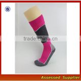 Women Hot Pink Merino Wool Hiking Sport Traing Socks