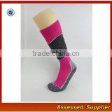 Pink Women Crew Size WHolesale Merino Wool Hiking Sport Traing Socks thumbnail-2