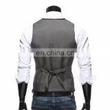 Customized Waistcoat Casual V-neck Sleeveless Jacket Uniform Suit Vest Men thumbnail-6