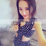 2015 New Fashion Women Irregular Elegant Check Patern Two Piece Set thumbnail-5