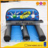 Commercial use inflatable bowling lane game for adults for sale