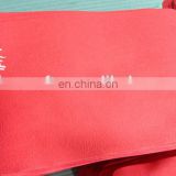 Custom print red microfiber glasses cleaning cloth