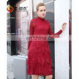 Apparel Factory Fashionable Women Long Sleeev Dress Custom Design thumbnail-1