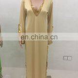 Glittery Long Islamic Dubai Arabic Saidi Muslim Gown Robe Dress Clothing GT-1064 thumbnail-2