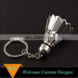 New Arrival Zinc Alloy 3D Badminton Sport Keychain For Creative Gifts thumbnail-1