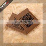 Custom Hot Stamping Brand Name Logo Jeans Leather Label Patch thumbnail-2