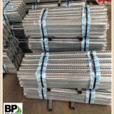 Галванизированный металлический U-образный направляющий столб с отверстием