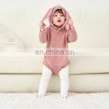 Baby Clothes Boys Girls Cotton Rabbit Hooded Rompers Bodysuit Baby Baby Romper Bodysuits Clothes thumbnail-2