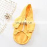 Factory Wholesale Fashion Casual Solid Color Autumn Designer Dog Hooded Sweater Pet Clothes thumbnail-7