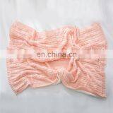 China Factory Supplier New Design Solid Color 2 Layers Acrylic and Wool Sherpa Winter Traveling Blanket With Competitive Price thumbnail-3