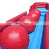 Red Inflatable Wipeout Jump Big Baller Obstacle Sport Game Inflatable Wipe Out Jumping Balls Games thumbnail-7