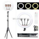 Dimmable 18'' LED Selfie Ring Light Photography Lighting 2.1M Tripod Stand Video Live LED Selfie Ring Lamp With Tripod thumbnail-4