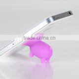LOT Pink Piggy Sucker Mobile Phone Stand Silicone Phone Holder thumbnail-1