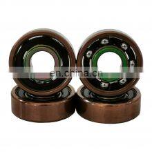 Free Sample High Quality High Rpm Mixed Color RoseGold-Colorful Titanium Miniature Deep Groove Ball Bearings for Skate thumbnail-1