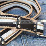 Fashion Woven Jeans Studed Belt thumbnail-1
