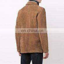 Wholesales Custom Logo Men's Jacket Fashion Xs-4xl Suede and Fleece Slim Jacket Men Jacket thumbnail-3