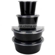 Food Grade Plastic Disposable Salad Bowls With Lids