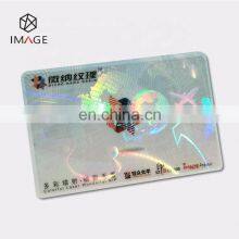 Clear Custom Holographic Lamination Overlay for PVC ID Cards thumbnail-3