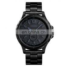 New Design Skmei 1513 Watch Men Wristwatch Black Quartz Watch Stainless Steel Waterproof Customized Logo