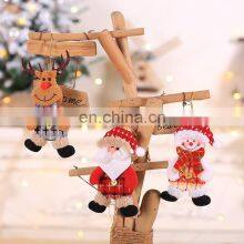 2022 Happy New Year Christmas Ornaments 2022 Xmas Gift Santa Claus Snowman Tree Pendant Doll Hang Decorations for Home thumbnail-2
