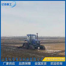 High Horsepower Tractor Modified With Triangular Track Wheels, Anti Sinking and Anti-skid on Muddy Ground thumbnail-5