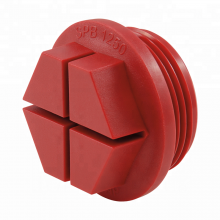 Plastic Threaded Nylon Hole Plug for BSP G Threads Yellow thumbnail-3