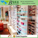 Multi Glass Shelves Eyeglass Displays for Optical Shop Decoration