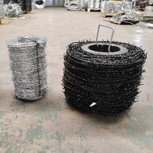 Wholesale Price Barbed Wire Fence PVC Galvanized Barbed Iron Wire Per Roll Customized Size Protective Barbed Wire Coil thumbnail-1