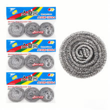 Wholesale 3 Packing Stainless Steel Scourer Pot Clean Scrubber Ball thumbnail-1