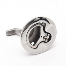 Marine 316 Grade Stainless Steel Marine Hardware Pull Ring Slam Latch Boat Pull Latch Turning Lock thumbnail-1