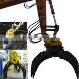 Rotating Wood Log Stone Grapple for Hitachi Hyundai Doosan CAT Excavator thumbnail-1