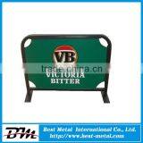 Customized Made Metal Black Windbreak Banner thumbnail-1