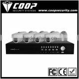 Home Outdoor Surveillance System Waterproof IR Camera 700TVL H.264 4CH CCTV DVR Kits