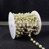 $4/meter by Trade Assurance- Yellow Green Citrine Topaz Crystal Quartz Beaded Chains for Necklace thumbnail-4