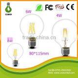 Factory Sale Filament Candle Lamps 110v 220v Constant Current Driver UL 6w Filament Lamp Led Bulb