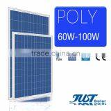 Solar Panel Wholesale 60-100w Polycrystalline Solar Panels for Home
