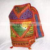 Shoulder Bags India Online Wholesale Handbags From India,Tribal Ethnic Cotton Patchwork Bag thumbnail-1