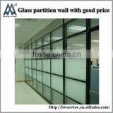 Lattice Tempered Glass Partition Wall