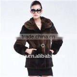 2011 Women Fashion Classy Mink Fur Coat