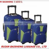 new arrivals shangdong silk polyester trolley bag/suitcase/outside trolley case/travel bags